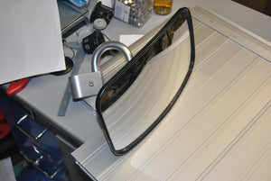 Wide Angle Rear View Mirror with Fittings for Bimini Top or Boat Towing