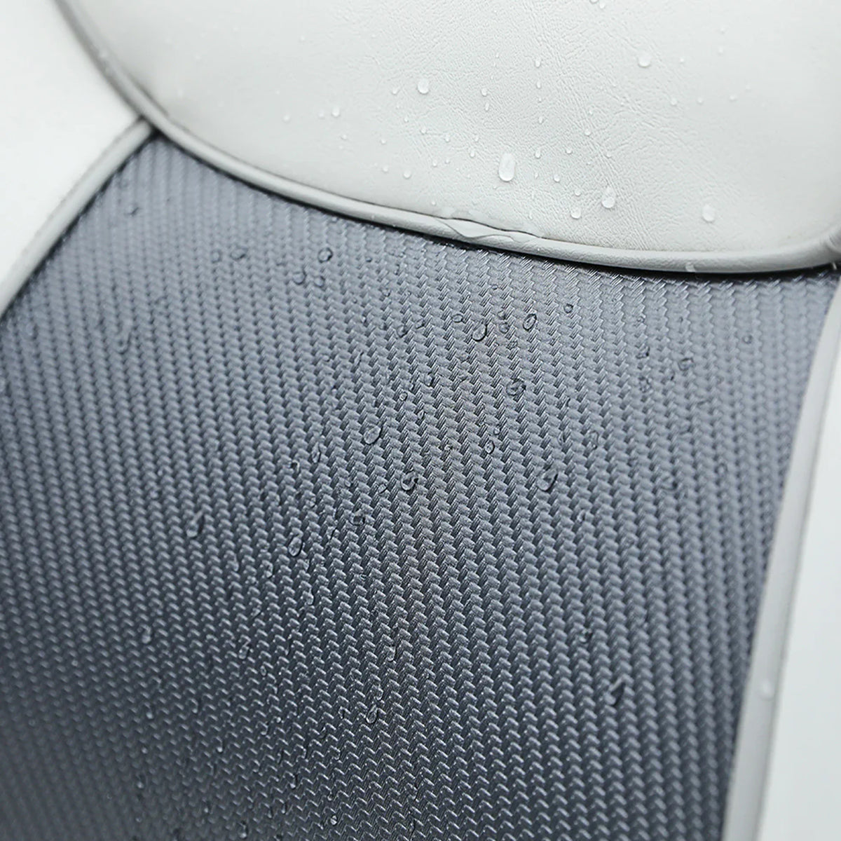 Seamander BS003WC Series Premium Bucket Seat, Sport Flip Up Seat, Captain Seat (White/Charcoal)