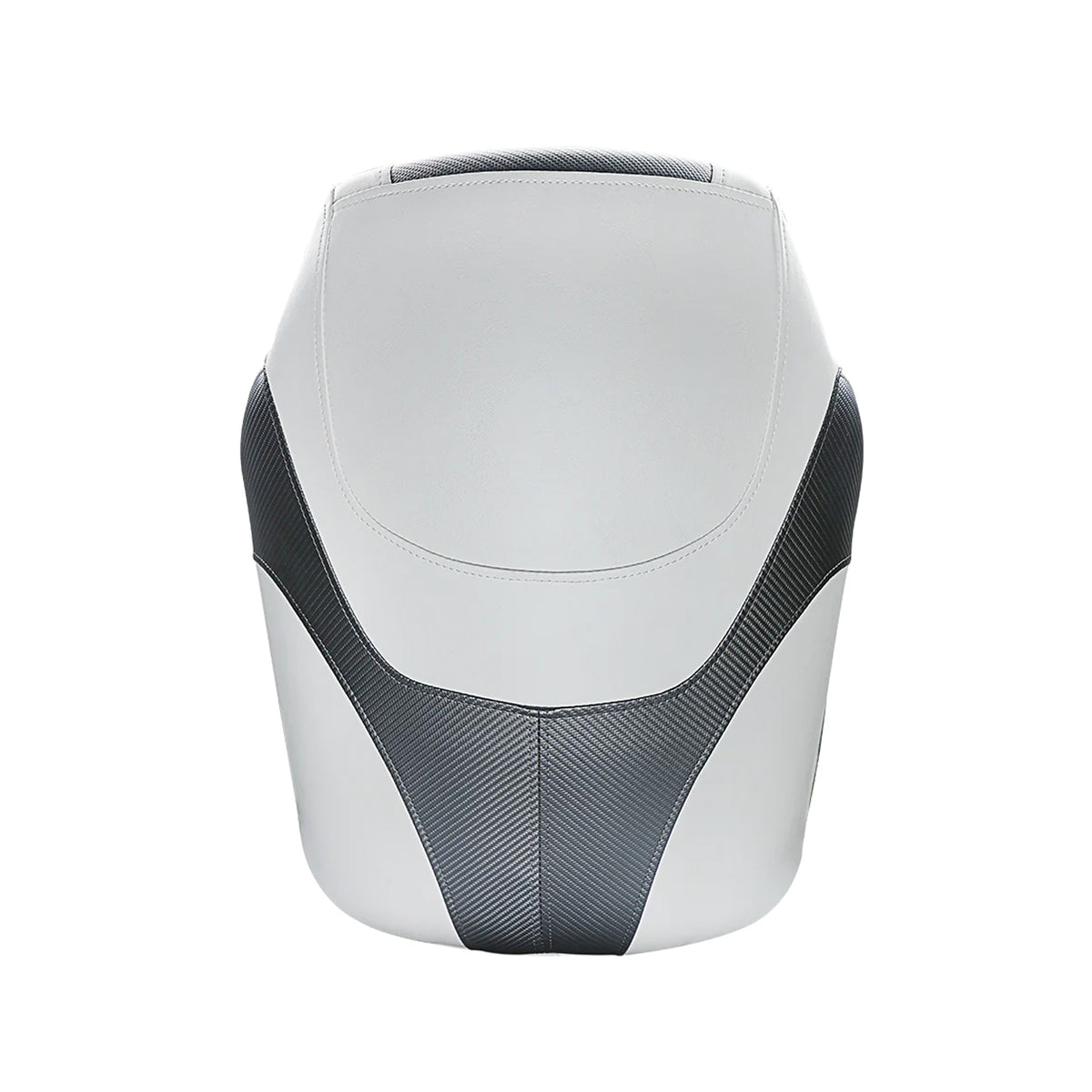 Seamander BS003WC Series Premium Bucket Seat, Sport Flip Up Seat, Captain Seat (White/Charcoal)