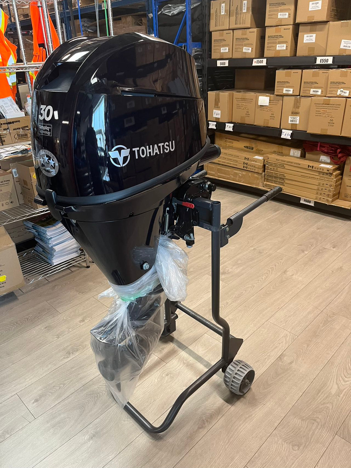 New Motor Trolley for up to 30HP, Long shaft or Short Shaft, Max Support 150 Lbs, Non Foldable so Local Pickup Only