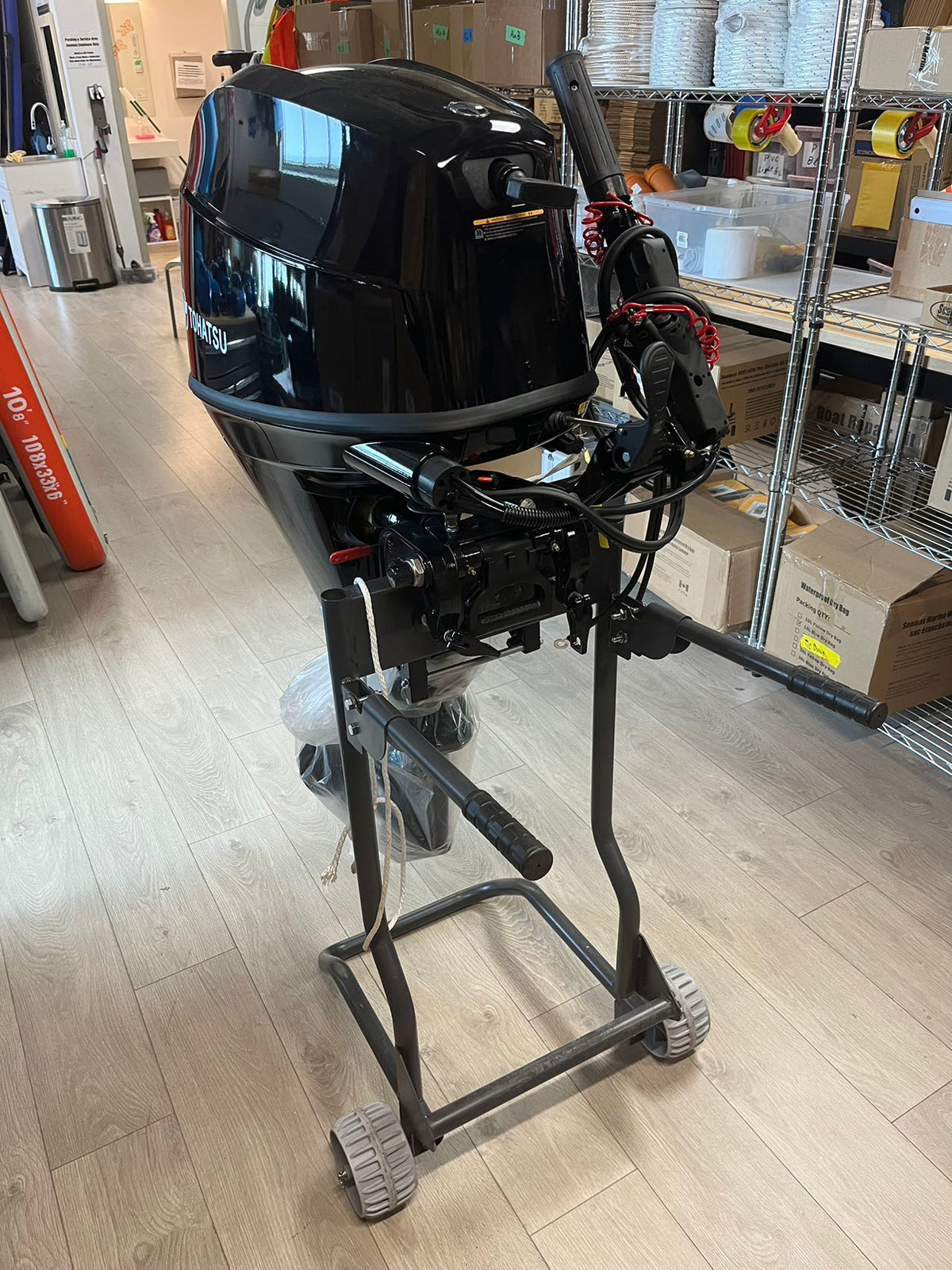 New Motor Trolley for up to 30HP, Long shaft or Short Shaft, Max Support 150 Lbs, Non Foldable so Local Pickup Only