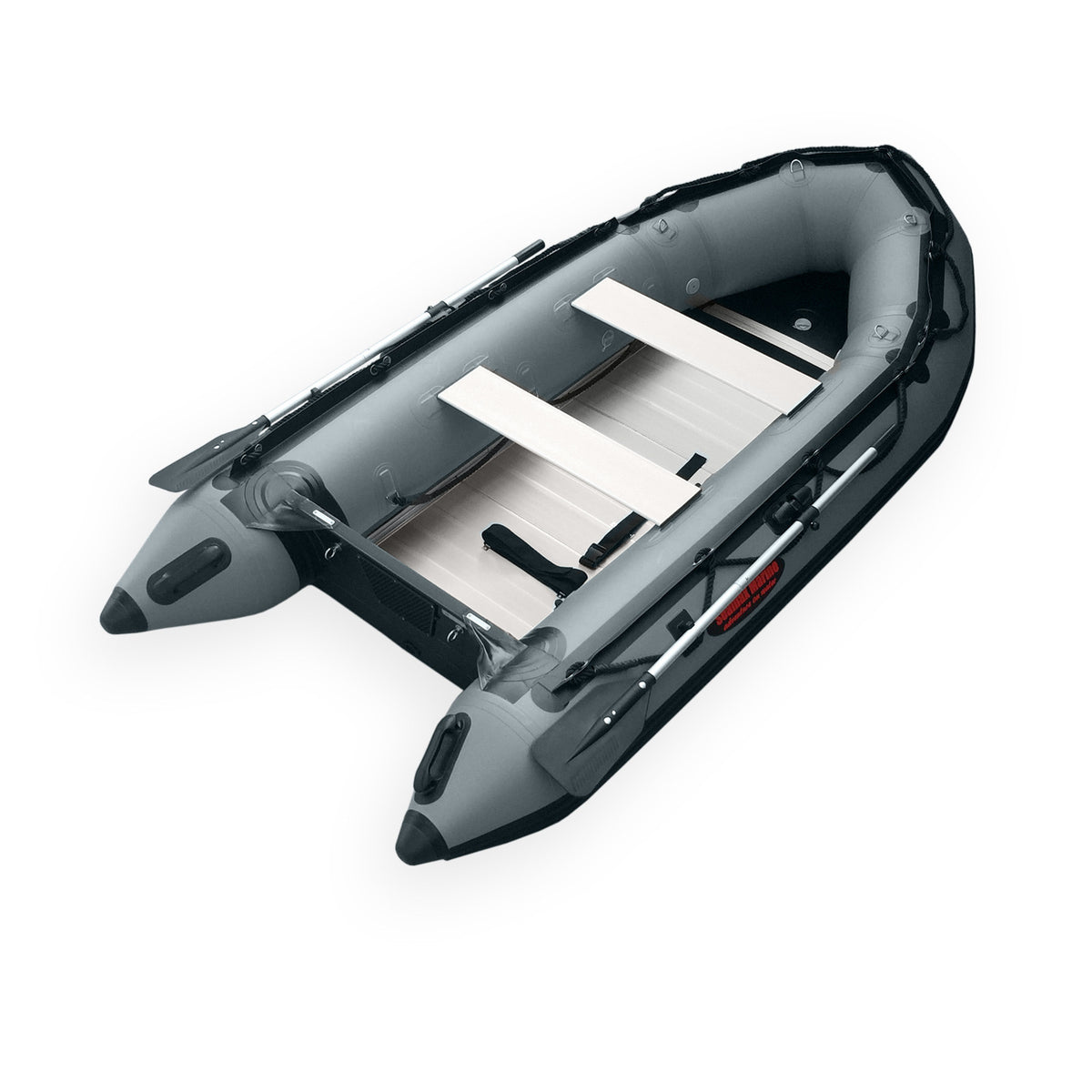 Seamax Ocean320 10.5 Feet Heavy Duty PVC Inflatable Boat, Max 4 Passengers and 15HP Rated