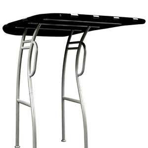 Dolphin Pro2 T Top White Coated Frame Black Canopy plus Quick Release Knobs + Antenna Bracket
