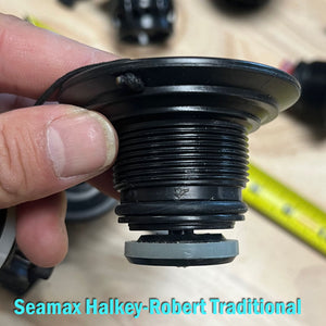 Seamax Traditional H.R. Air Valve or Leafield C7 Air Valve with Sealant Reinforcement Package for Inflatable Boats