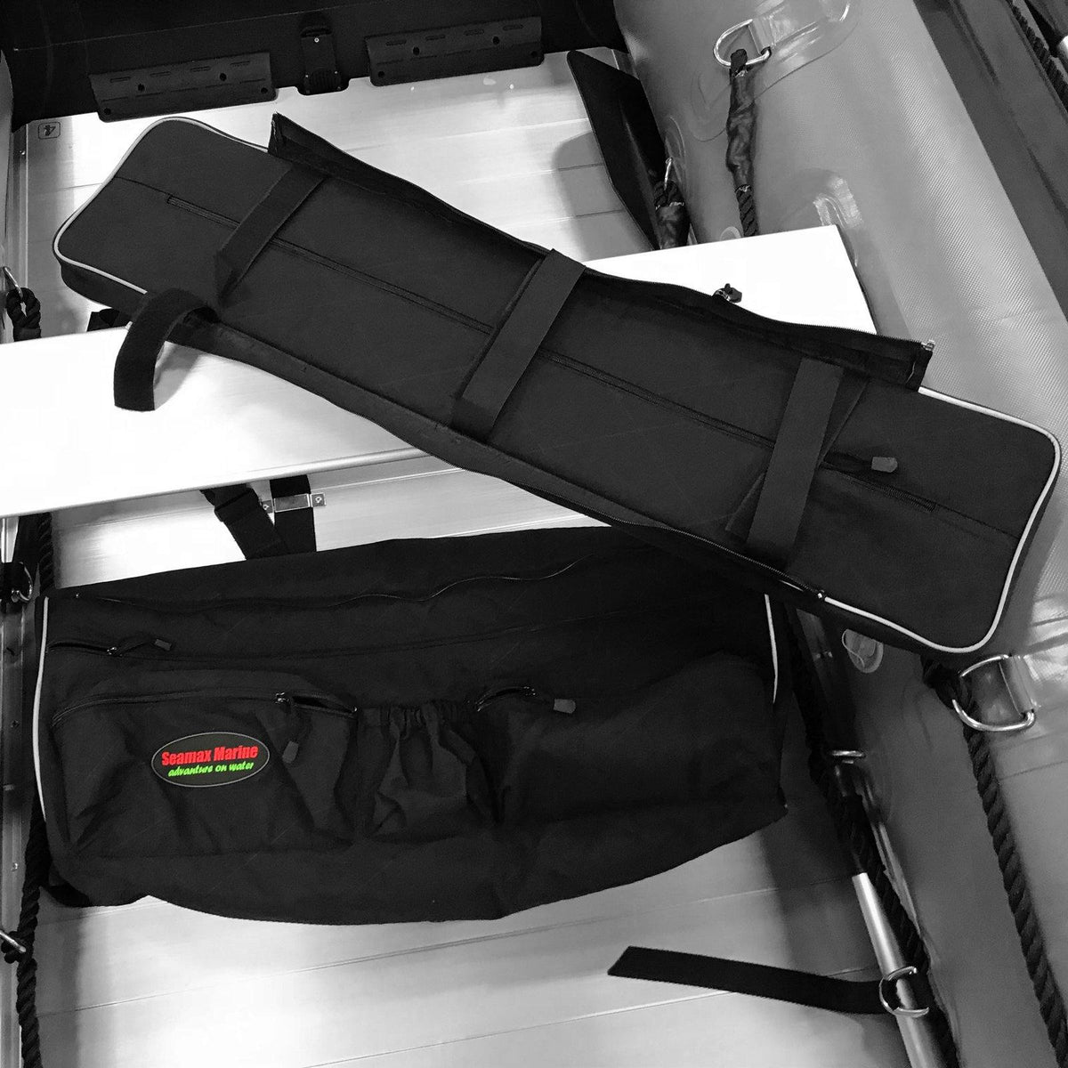 Standard Inflatable Boat Bench Seat, Made by Aluminum, Includes Triangle Style Brackets