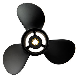 Genuine Propeller fits Tohatsu / Nissan / Mercury 25, 30 HP - Aluminum, 3-Blade 9.9" Diam. x 14" Pitch, Part# : 3R0B645290