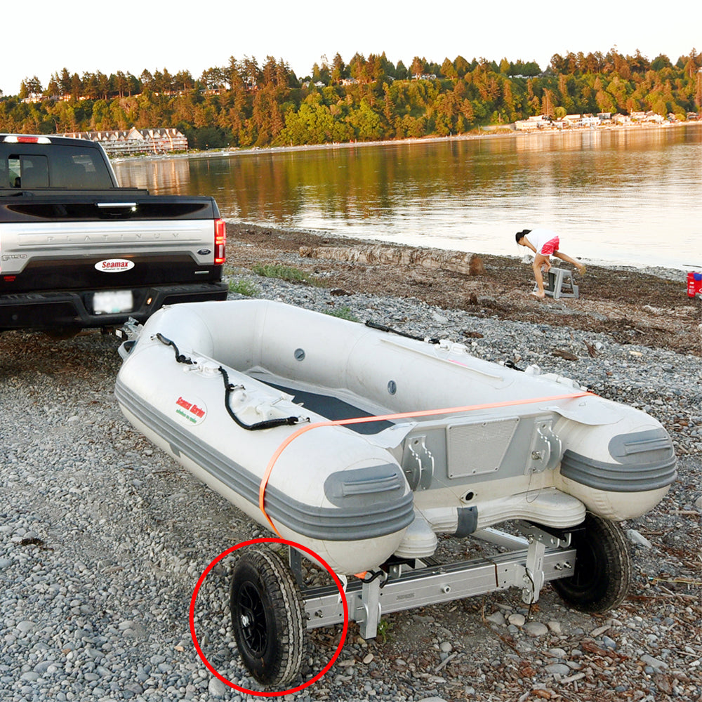 Seamax 2 x 16" Marine Grade Pneumatic Wheels (one pair)
