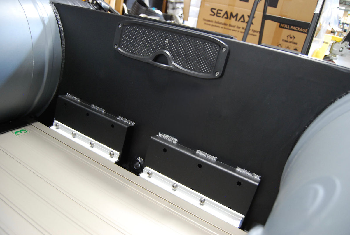 Seamax Ocean320 10.5 Feet Heavy Duty PVC Inflatable Boat, Max 4 Passengers and 15HP Rated with Aluminum Transom