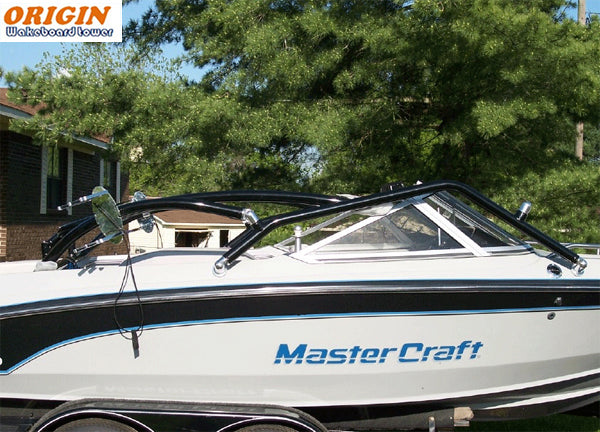 Origin Catapult Wakeboard Tower - Available Shining Polished &amp; Glossy Black Color