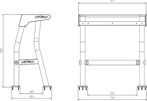 Dolphin Pro Leaning Post W/ 4 ROD ROCKET LAUNCHER