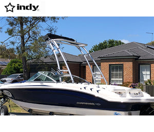 Indy Max Forward Facing Wakeboard Tower -Polished & Black