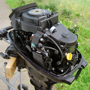 Tohatsu 4-Stroke 9.9HP Outboard Motor, Tiller Handle, EFI Version - Seamax Marine