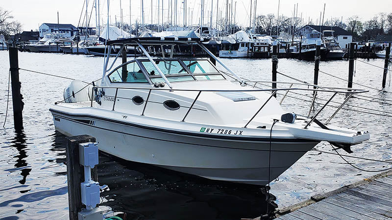 Dolphin Walk Around Boat T Top Super Wide Shade