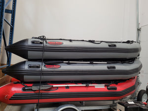 Used--Seamax Ocean380 12.5 Feet Heavy Duty PVC Inflatable Boat, Max 5 Passengers & Rated 25HP-- Pick Up Only