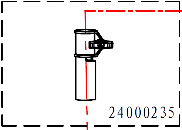 Parts for PowerMax Trolling Motor 2HP 12V &amp; 3HP 24V model - Depth Collar  / Part# 24000235 - Seamax Marine