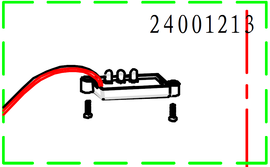 Parts for PowerMax Trolling Motor 3HP Model - 24V Lamp Panel / Part# 24001213 - Seamax Marine