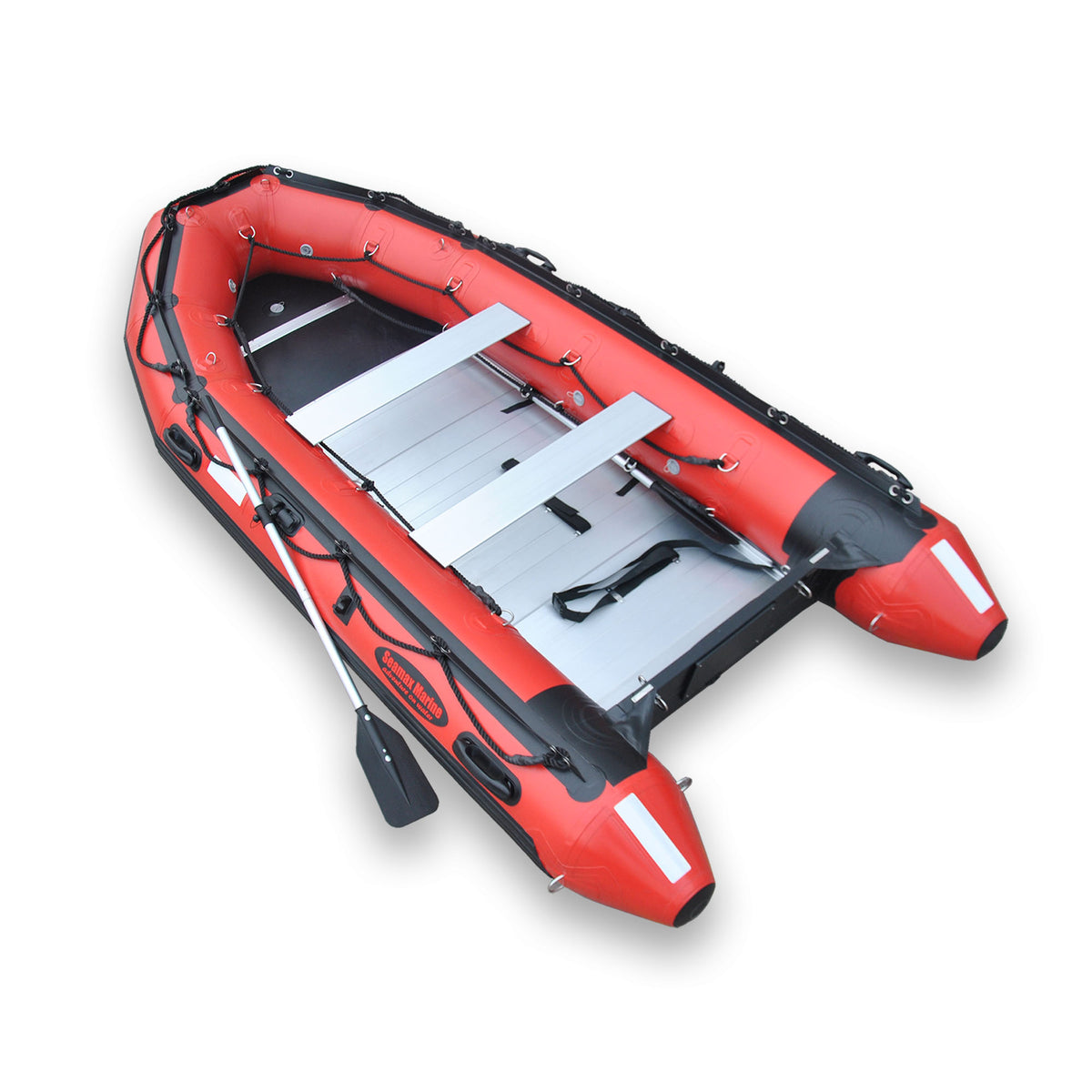 Seamax Ocean380T 12.5 Feet Commercial Grade Inflatable Boat, Max 7 Passengers and 25HP Rated - Seamax Marine