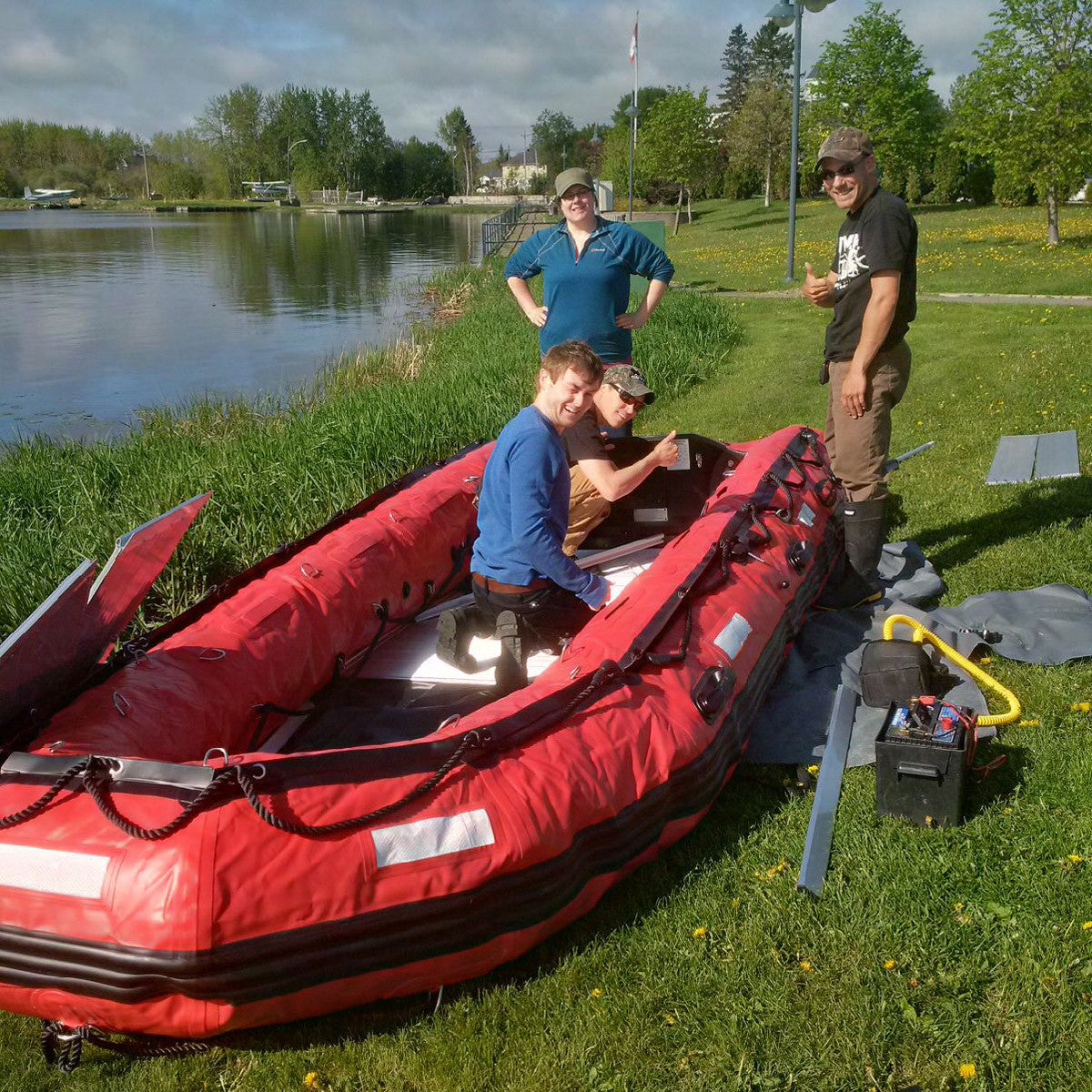Seamax Ocean430T 14 Feet Commercial Grade Inflatable Boat, Max 10 Passengers and 35HP Rated - Seamax Marine