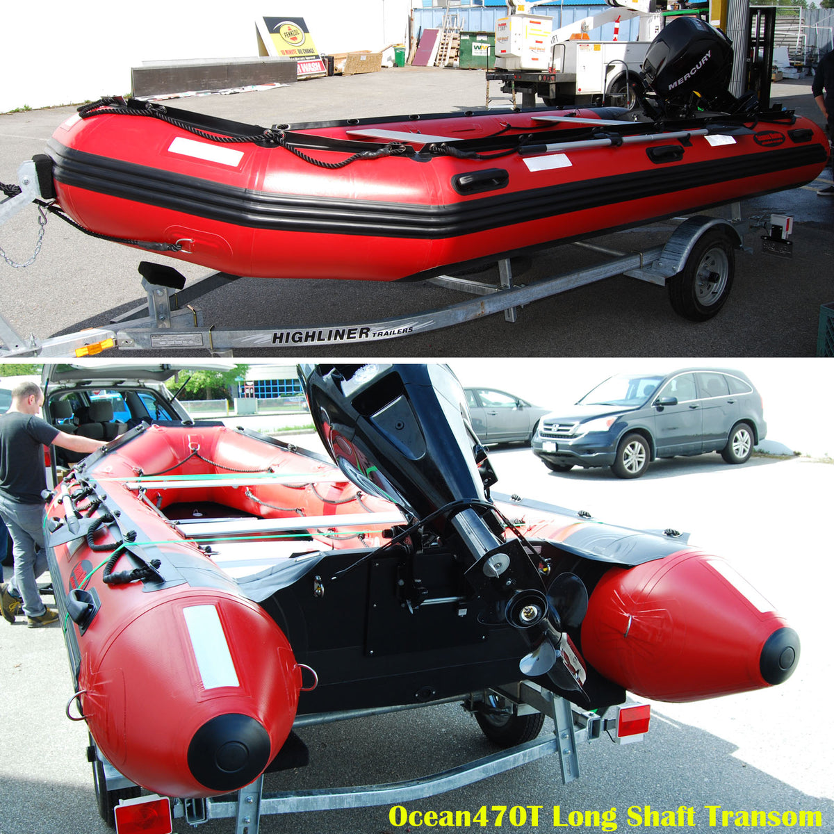 Seamax Ocean500T 16.5 Feet Commercial Grade Inflatable Boat, Max 15 Passengers and 50HP Rated - Seamax Marine