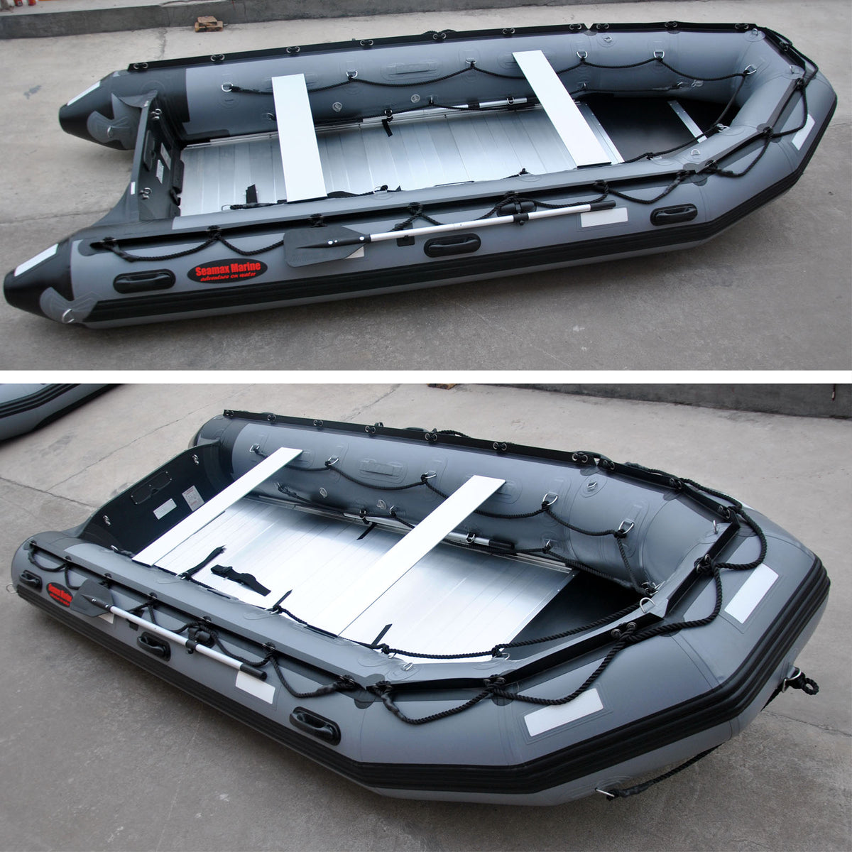 Seamax Ocean500T 16.5 Feet Commercial Grade Inflatable Boat, Max 15 Passengers and 50HP Rated - Seamax Marine