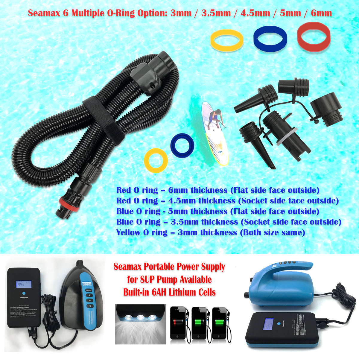 Signature Edition SUP20S PRO Intelligent 20PSI Electric Air Pump for Inflatable SUP - Free Upgrade to SUP20D