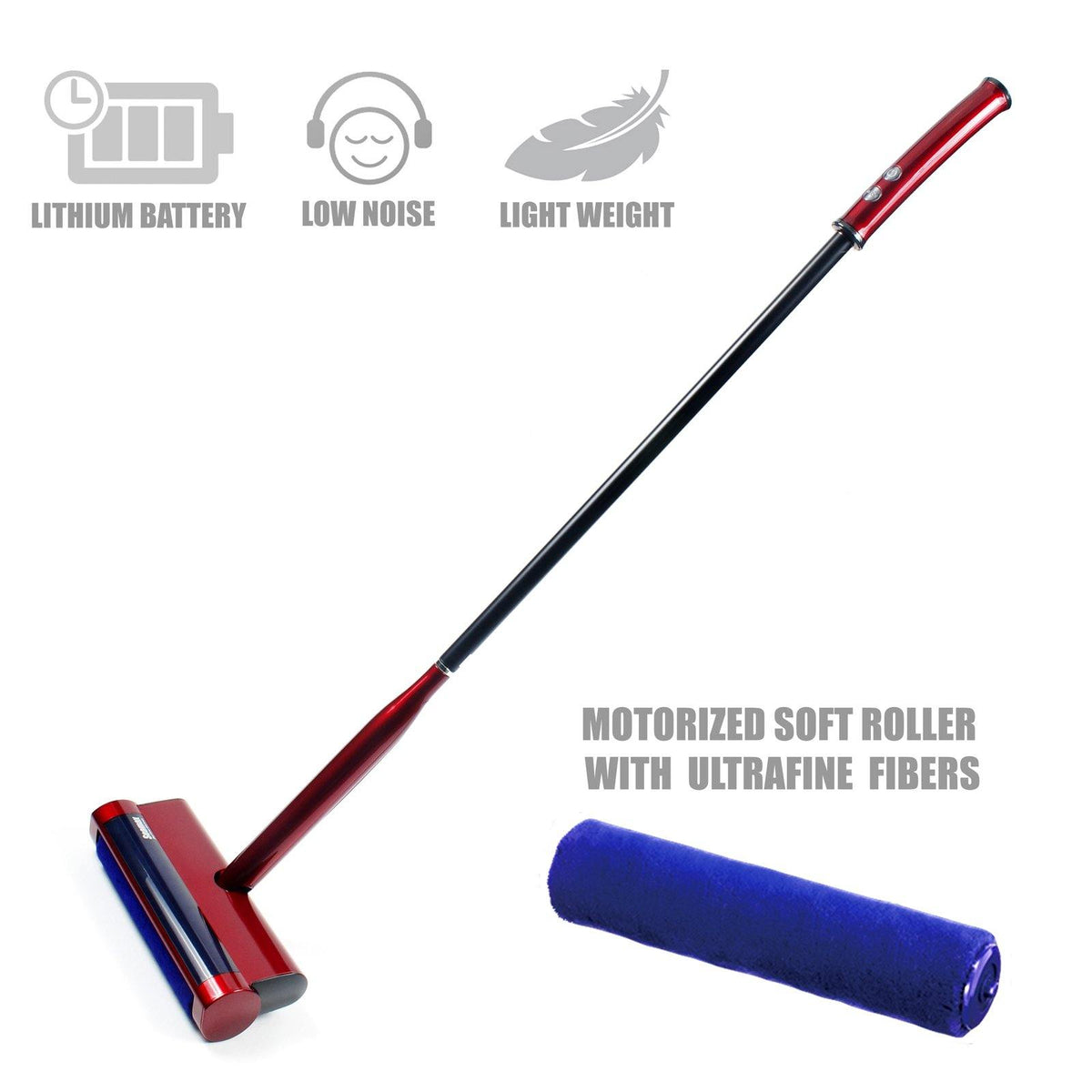 Cordless Stick and Handheld Electric Floor Mop and Sweeper with 7.4 Volt 1500 mAh Lithium Battery - Seamax Marine