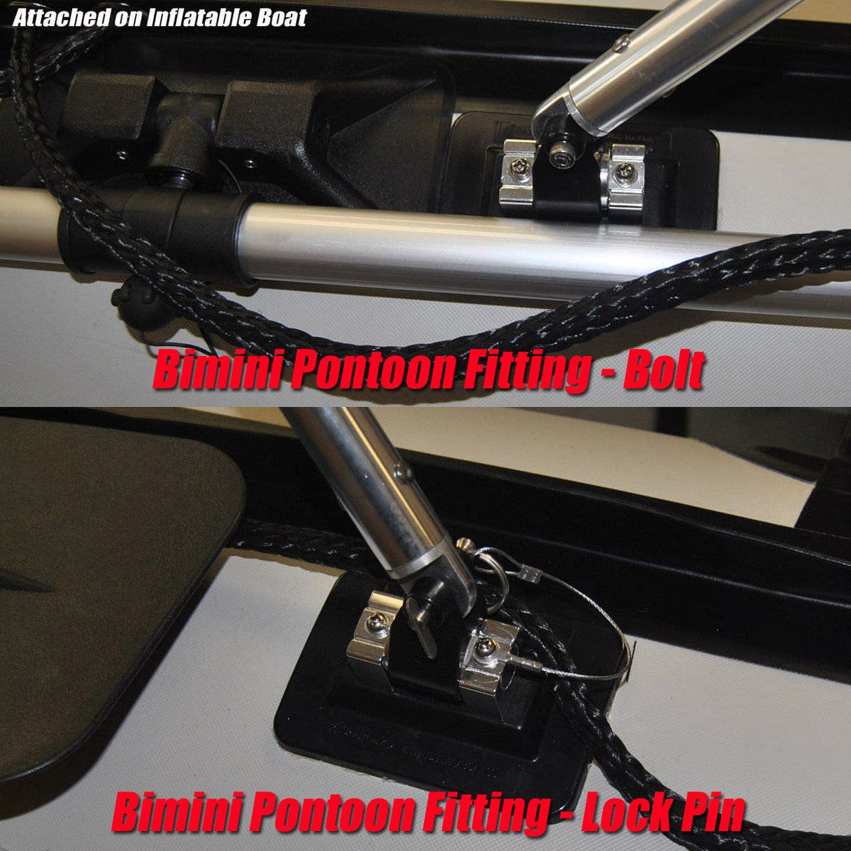 Seamax Developed Bimini Top Pontoon Fitting Kit for Inflatable Boat - Seamax Marine