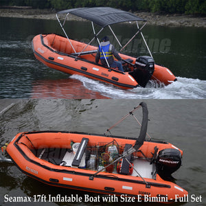 Seamax Bimini Solution for Inflatable Boat, Fiberglass Boat, and Aluminum Boat - Seamax Marine