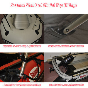 Seamax Bimini Solution for Inflatable Boat, Fiberglass Boat, and Aluminum Boat - Seamax Marine