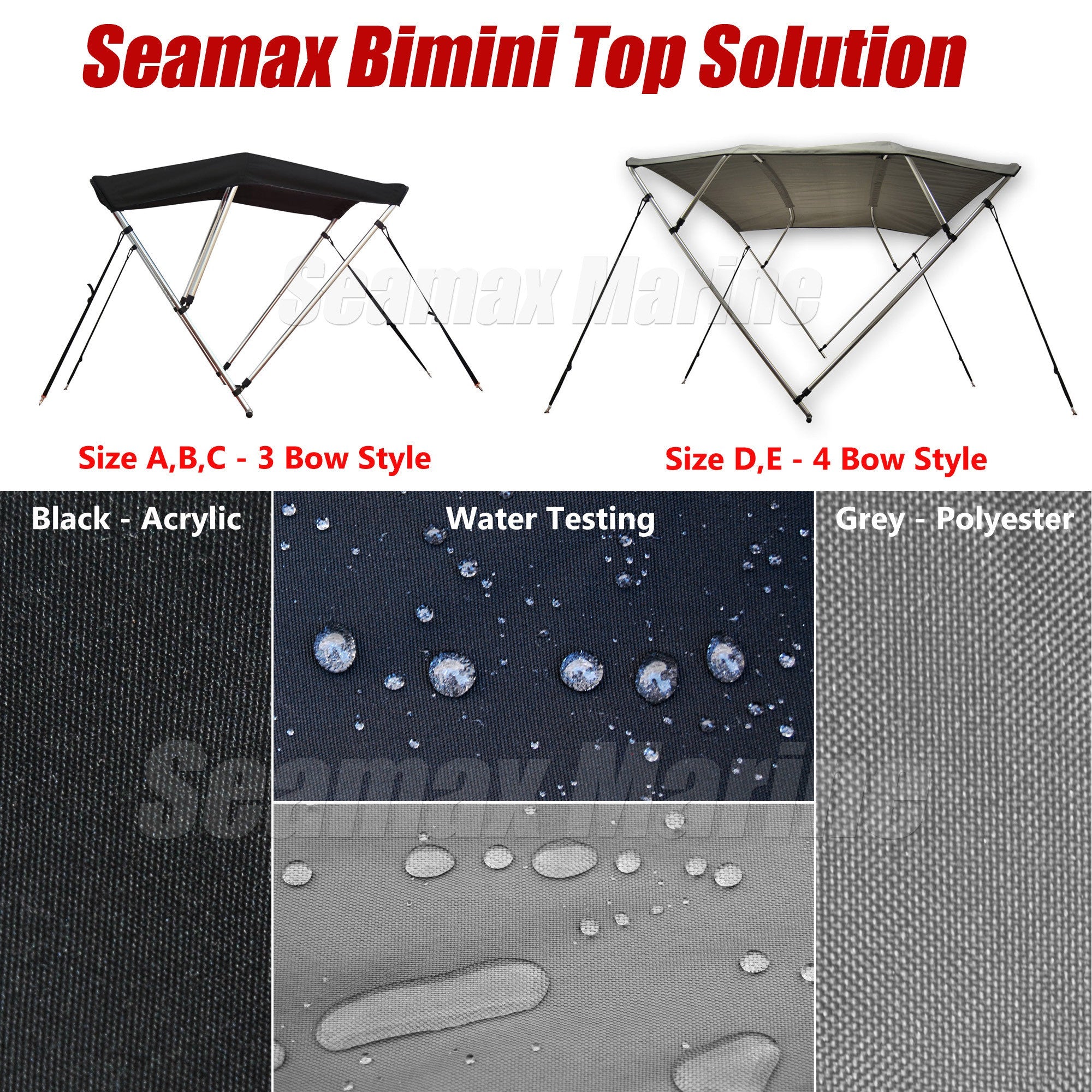 Canopy Replacement for Seamax Bimini Solution