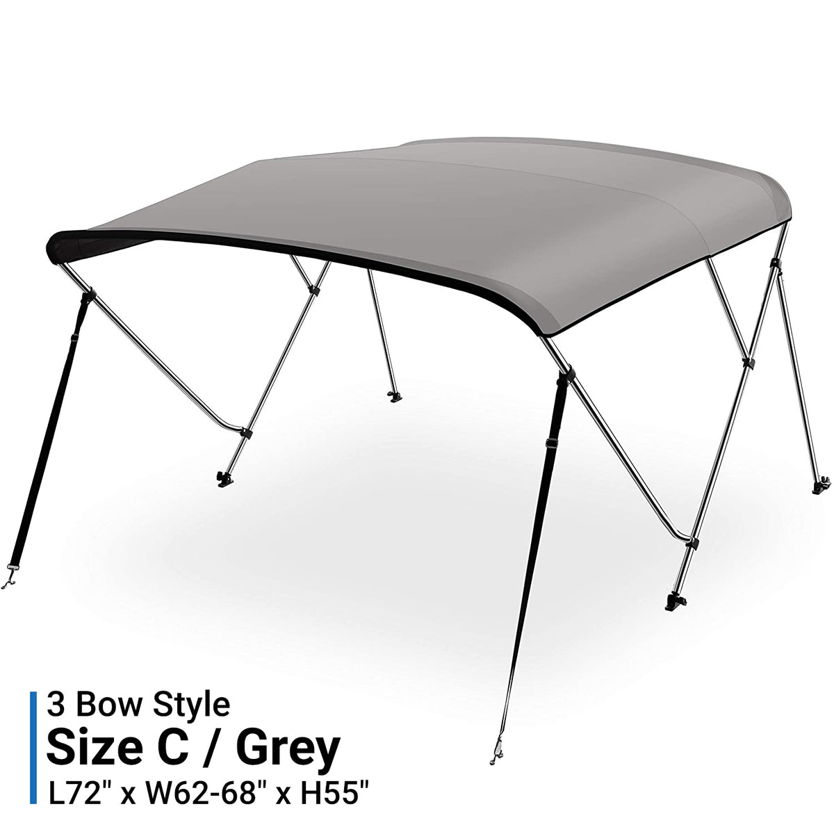 Seamax Bimini Solution for Sport Inflatable Boats (PVC and Hypalon) with Suitable Options