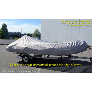 Inflatable Boat Cover, C Series for Beam 5.3-5.7ft, 5 Sizes fit Length 9.9-13.8ft - Seamax Marine