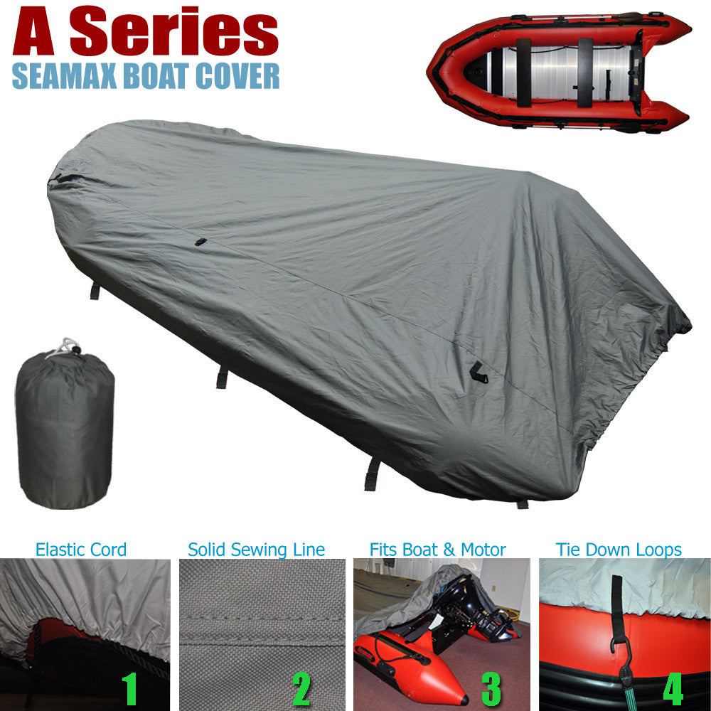 A Series Inflatable Boat Cover, for Beam 4.3 - 4.6 FT, 3