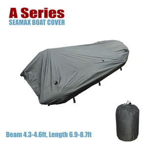 Inflatable Boat Cover, A Series for Beam 4.3 - 4.6 FT, 3 Sizes fit Length 6.9 - 8.7 FT - Seamax Marine