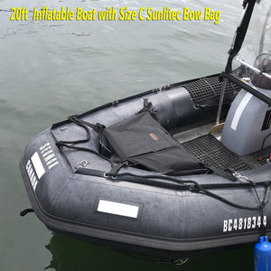 Seamax Sunlitec Front Accessory Storage Bow Bag for Inflatable Boat, with Reflective Line - Seamax Marine