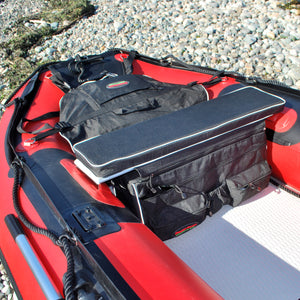 Seamax Recreational 10.8 Ft PVC Inflatable Boat, Max 4 Passengers and 15HP Rated