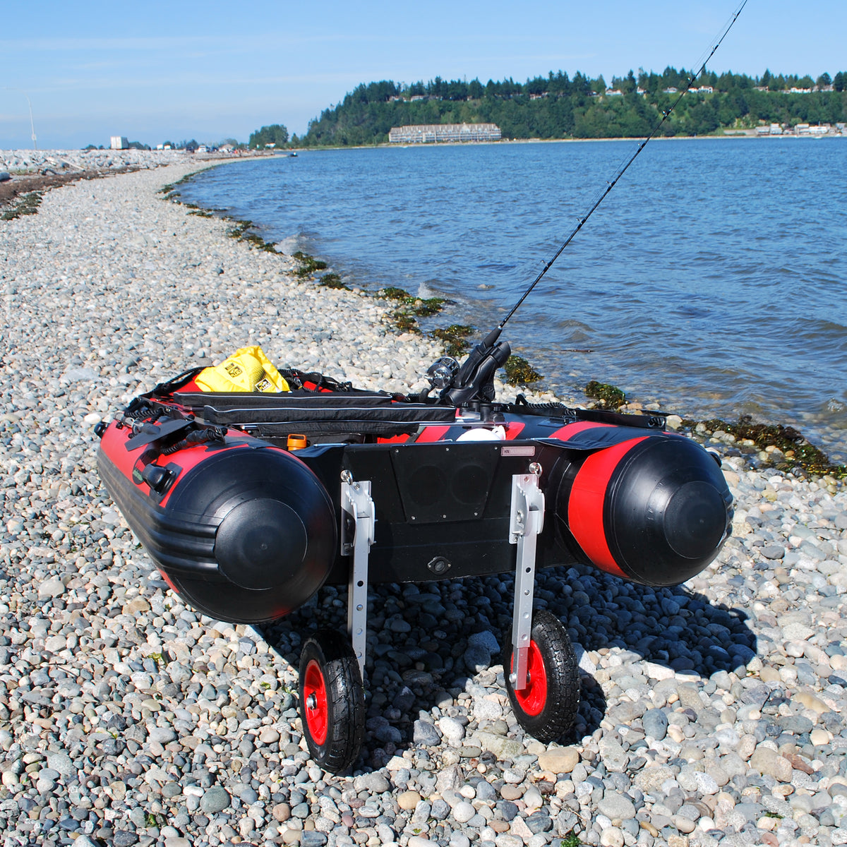 Seamax Recreational 12.5 Feet Inflatable Boat, Max 6 Passengers and 25HP Rated