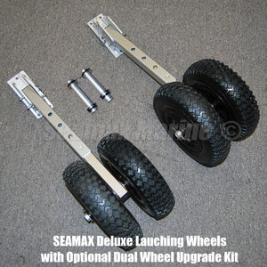 14" Dual Wheel Upgrade Kit for Seamax Deluxe Boat Launching Wheels 2019 Version - Seamax Marine