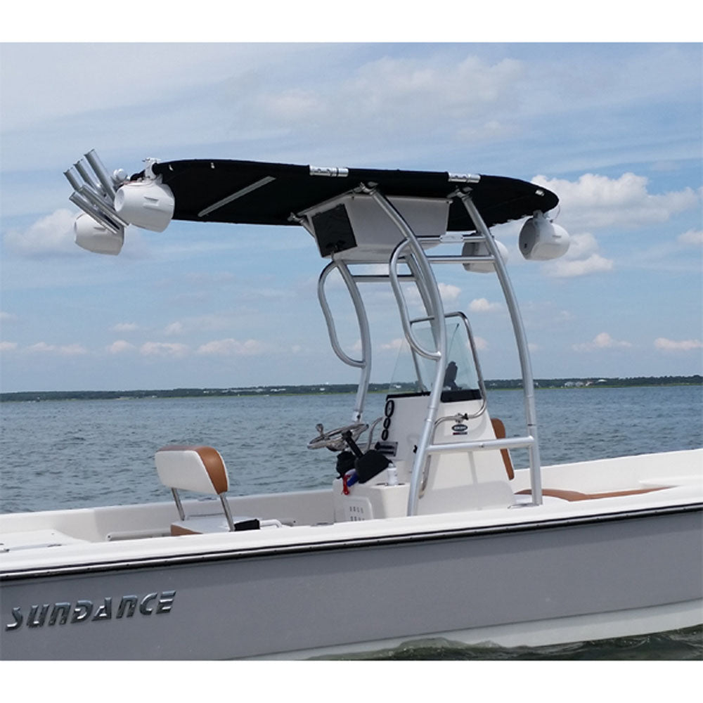 Dolphin Pro2 T Top Anodized Frame Black Canopy plus Quick Release Knobs + Antenna Bracket