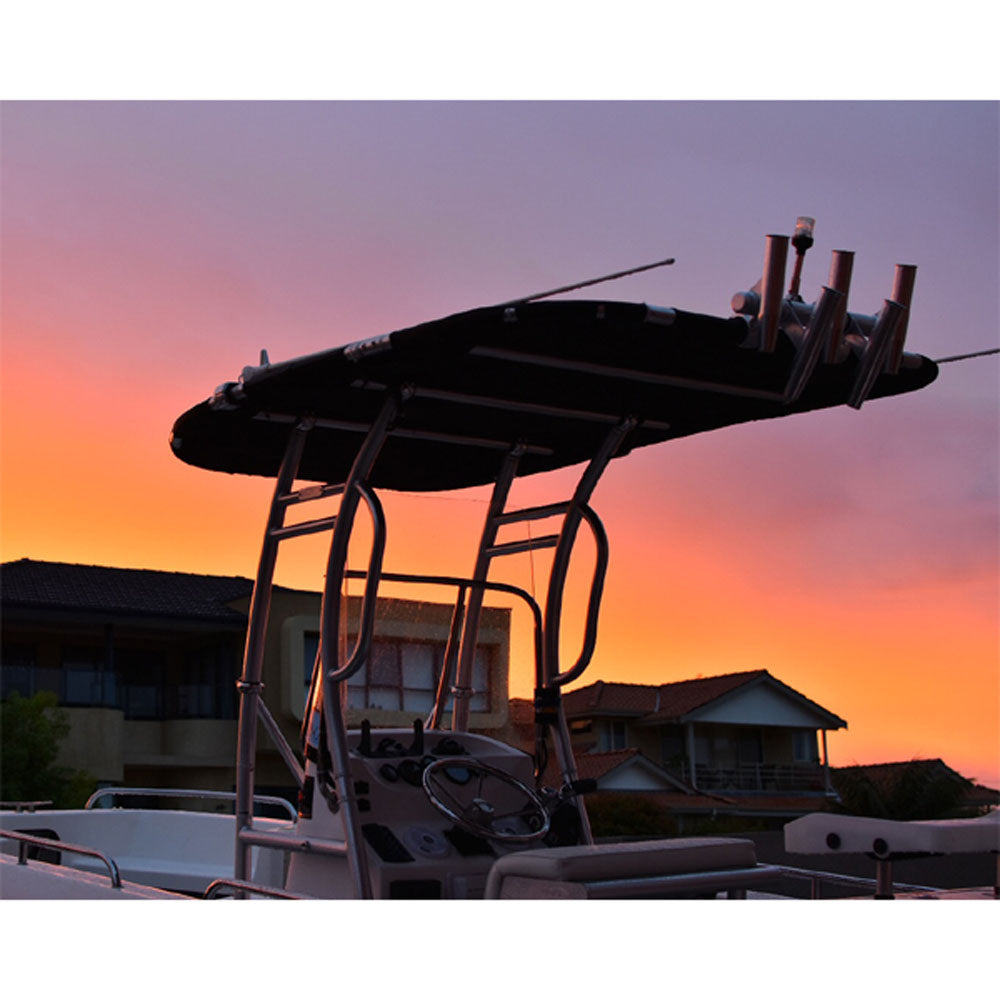 Dolphin Pro2 T Top Anodized Frame Black Canopy plus Quick Release Knobs + Antenna Bracket