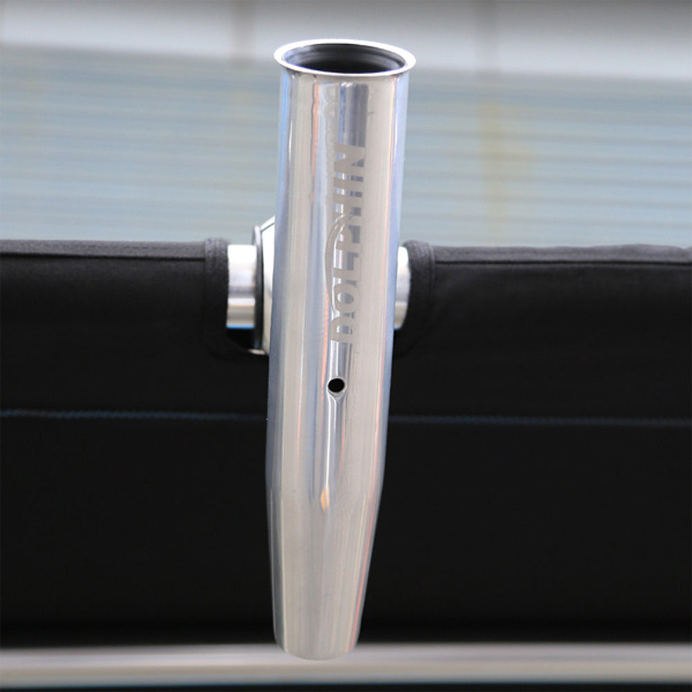 Dolphin Single Rod Holder Fit 1.5in/2in Pipe - Anodised