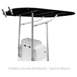Dolphin Smart Heavy Duty T Top Anodized W/ black canopy