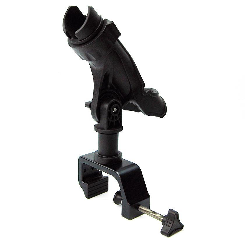 Fishing Rod Holder: Transom Mounting All Angle Nylon Holder with Aluminum 2-1/2&quot; Clamp - Seamax Marine