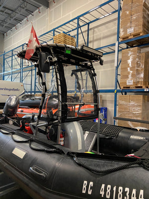 Used Seamax Pro Ocean600T Hypalon Commercial Grade Inflatable Boat, with Heavy Duty Alumium Floor, Yamaha 70HP & Trailer, Local Pickup Only - Sale As Is