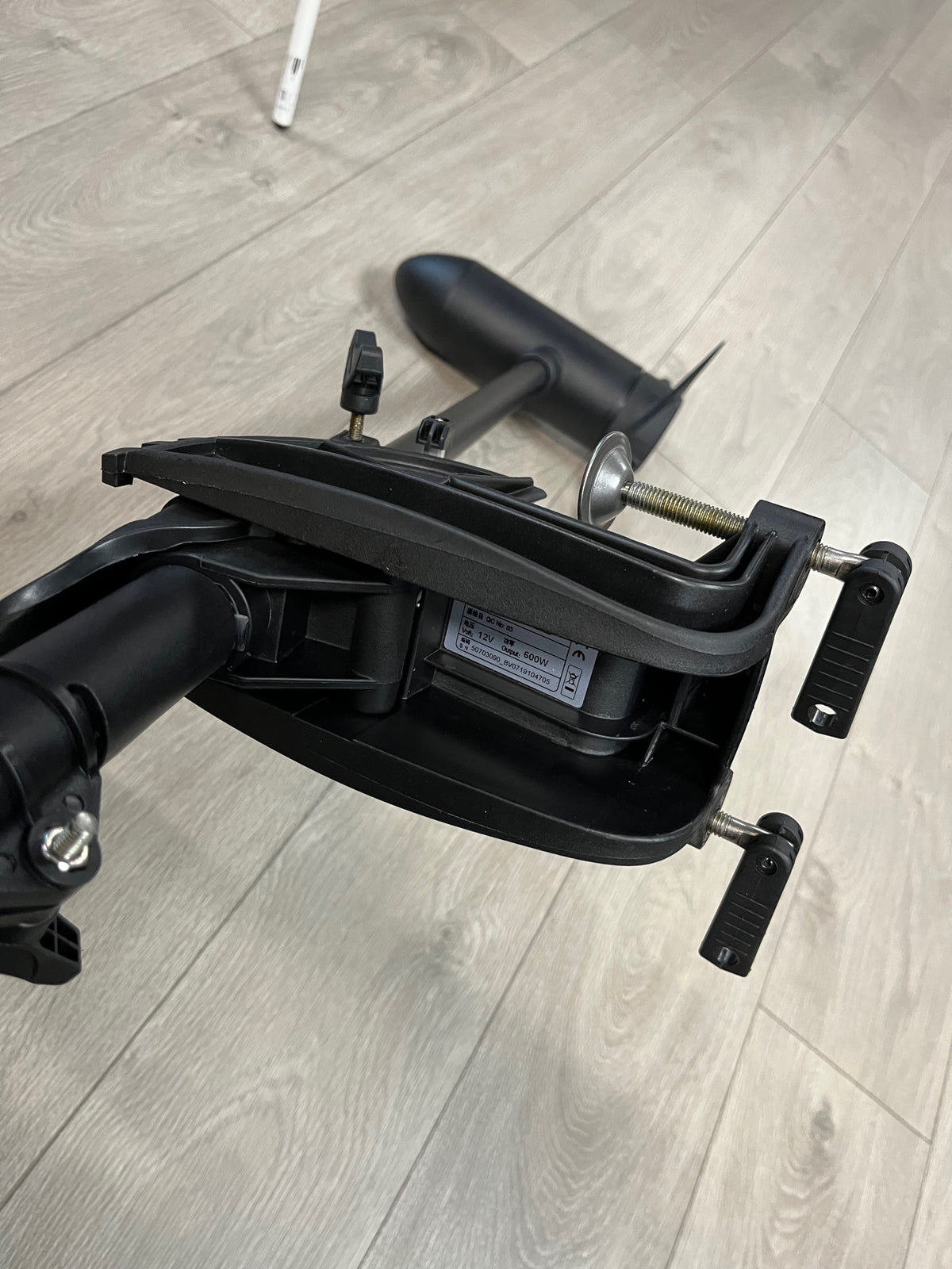 Seamax Haswing 12V 55Lbs Thrust Electric DC Trolling Motor with 35&quot; Shaft with Black Color Prop