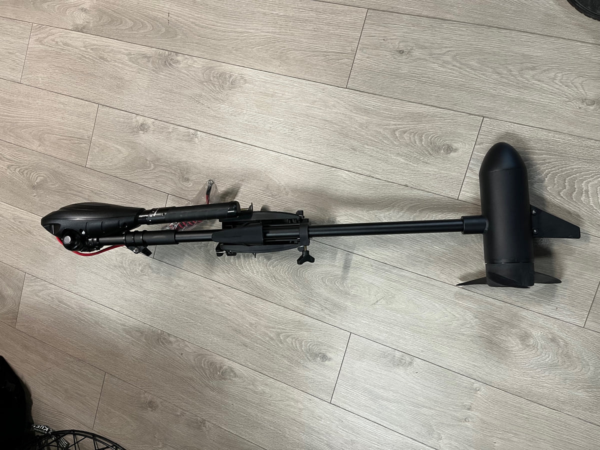 Seamax Haswing 12V 55Lbs Thrust Electric DC Trolling Motor with 35&quot; Shaft with Black Color Prop