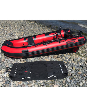 Seamax Recreational 12.5 Feet Inflatable Boat, Max 6 Passengers and 25HP Rated