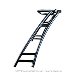 Indy Max Forward Facing Wakeboard Tower -Polished & Black