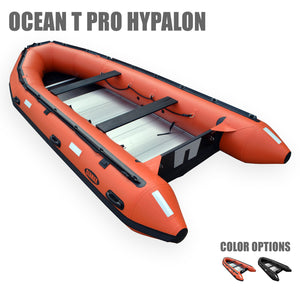 Seamax Pro OceanT Hypalon Commercial Grade Inflatable Boat, with Heavy Duty Alumium Floor (Boat Only) - Seamax Marine