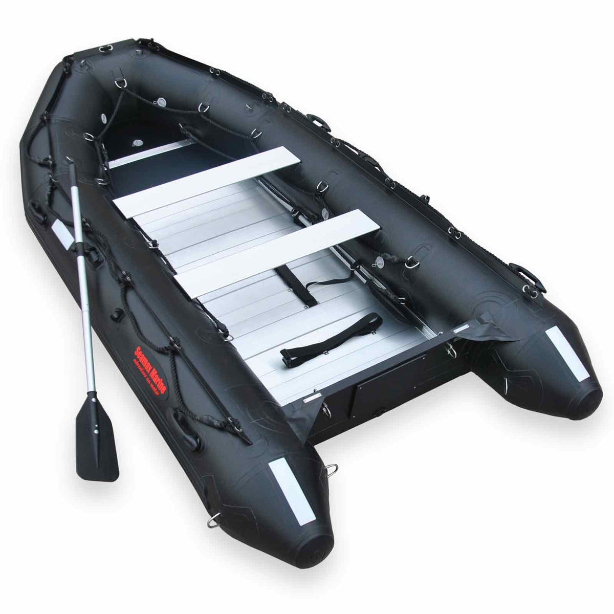 Seamax Ocean380T 12.5 Feet Commercial Grade Inflatable Boat, Max 7 Passengers and 25HP Rated - Seamax Marine
